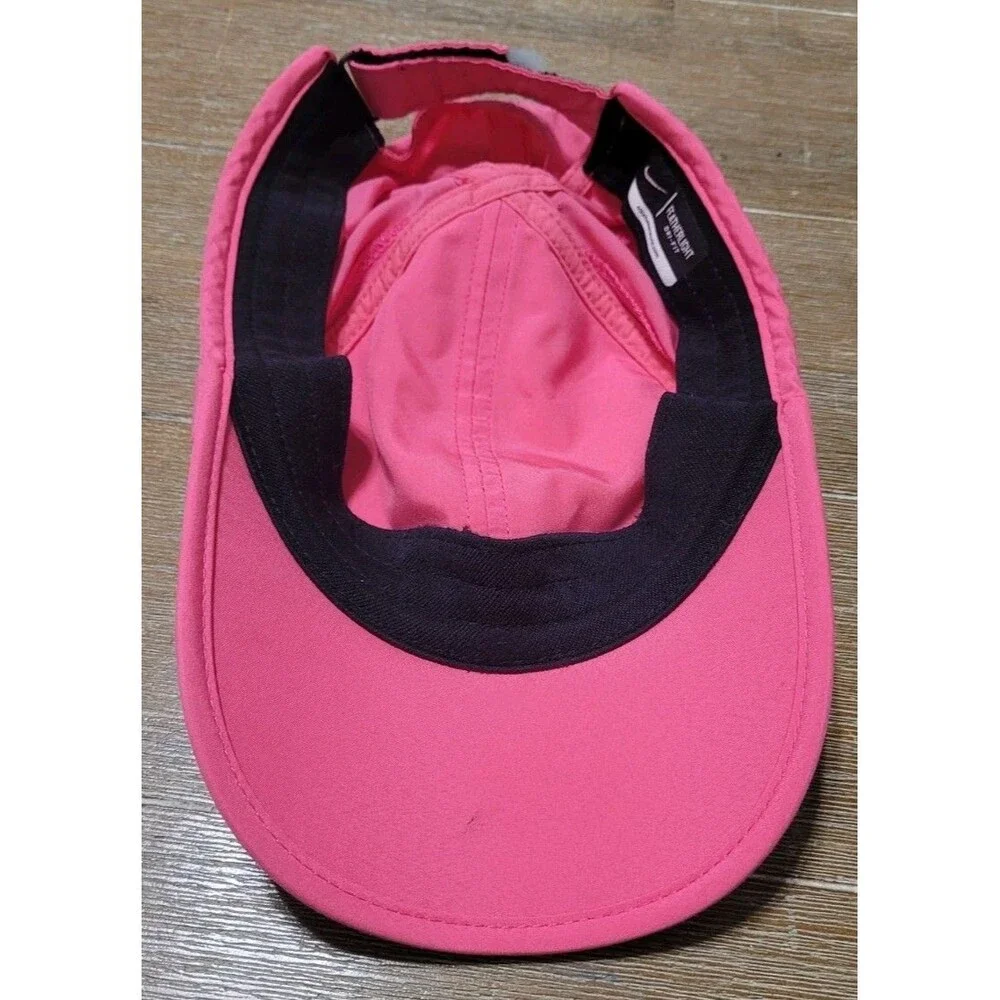 NIKE Youth Pink Featherlight Cap Unisex DRI-FIT Tennis Run Golf  Yoga Hat